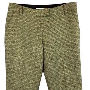 Diane Von Furstenburg mid rise crop potter pants